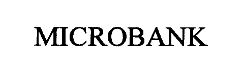 Trademark Logo MICROBANK