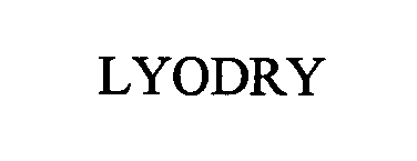 Trademark Logo LYODRY