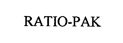 Trademark Logo RATIO-PAK