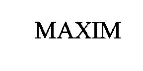 Trademark Logo MAXIM