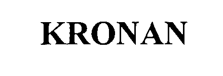 Trademark Logo KRONAN