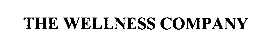 Trademark Logo THE WELLNESS COMPANY