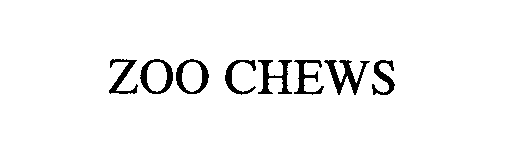 Trademark Logo ZOO CHEWS