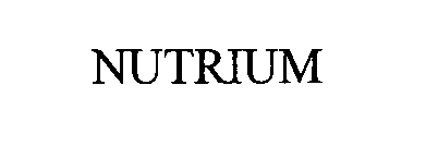 Trademark Logo NUTRIUM
