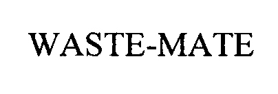 Trademark Logo WASTE-MATE