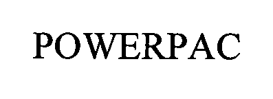 Trademark Logo POWERPAC