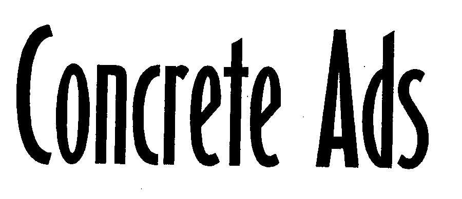 Trademark Logo CONCRETE ADS