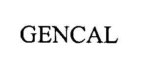 Trademark Logo GENCAL