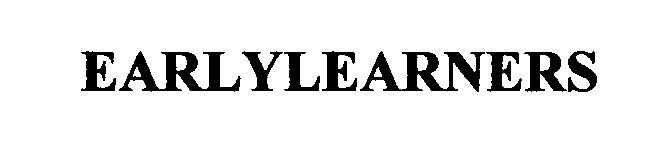 Trademark Logo EARLYLEARNERS