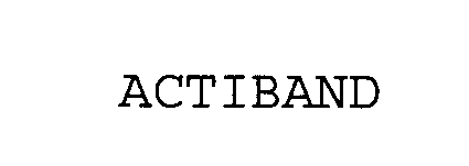 Trademark Logo ACTIBAND
