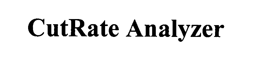 Trademark Logo CUTRATE ANALYZER