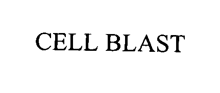 Trademark Logo CELL BLAST