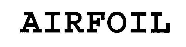 Trademark Logo AIRFOIL