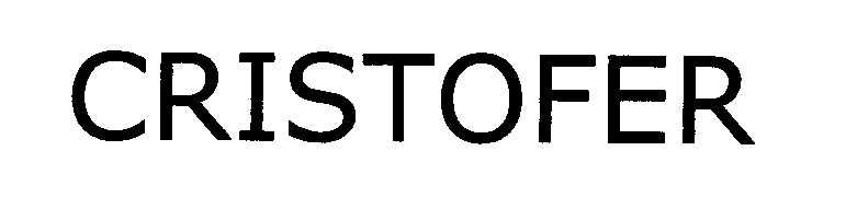 Trademark Logo CRISTOFER