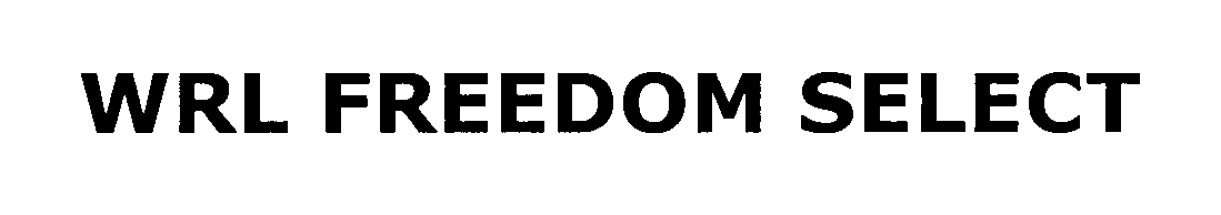 Trademark Logo WRL FREEDOM SELECT