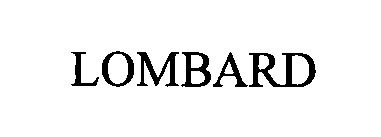 Trademark Logo LOMBARD