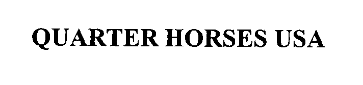  QUARTER HORSES USA