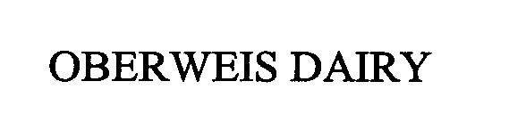 Trademark Logo OBERWEIS DAIRY