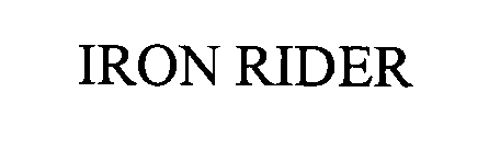 Trademark Logo IRON RIDER