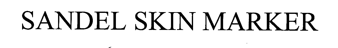 Trademark Logo SANDEL SKIN MARKER