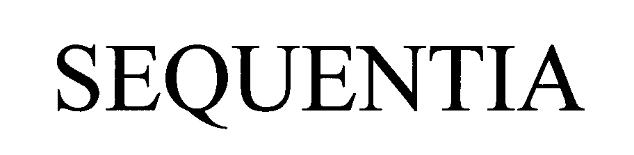 Trademark Logo SEQUENTIA