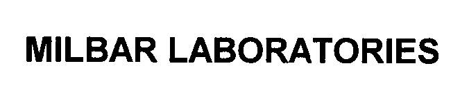 Trademark Logo MILBAR LABORATORIES