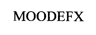 Trademark Logo MOODEFX