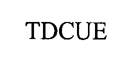 Trademark Logo TDCUE