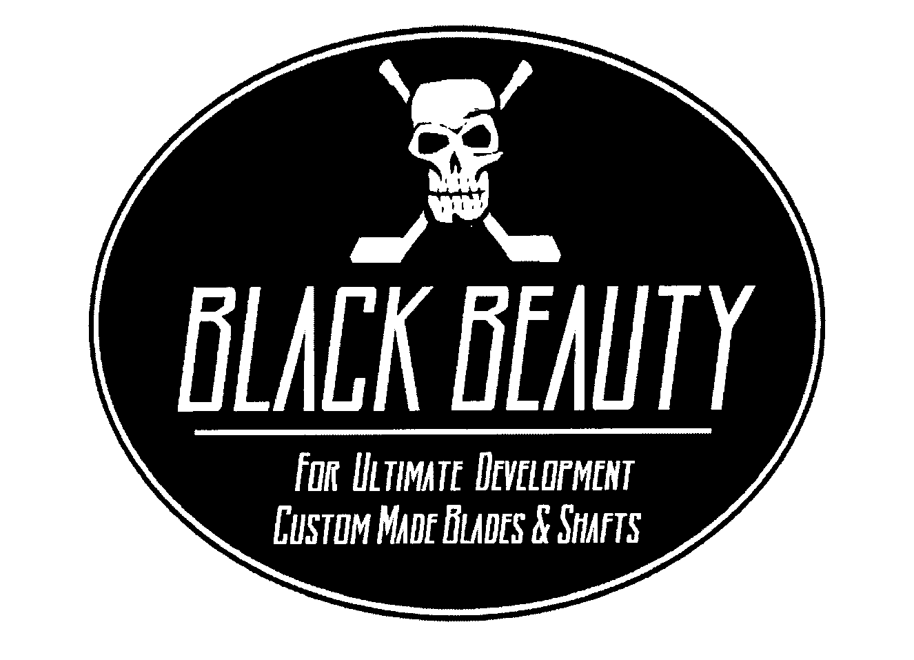 Trademark Logo BLACK BEAUTY FOR ULTIMATE DEVELOPMENT CUSTOM MADE BLADES & SHAFTS