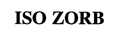 Trademark Logo ISO- ZORB