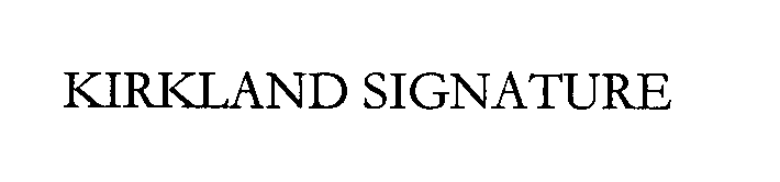  KIRKLAND SIGNATURE