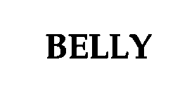 Trademark Logo BELLY