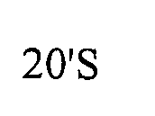 Trademark Logo 20'S