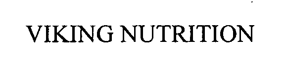Trademark Logo VIKING NUTRITION