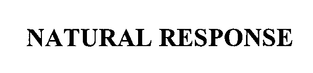 Trademark Logo NATURAL RESPONSE