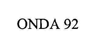  ONDA 92