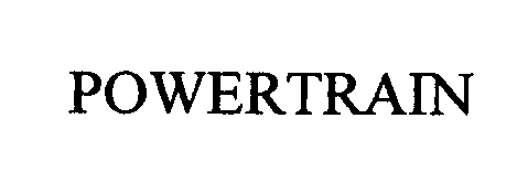 Trademark Logo POWERTRAIN