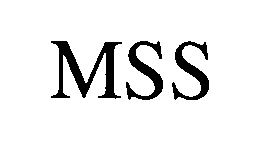 Trademark Logo MSS