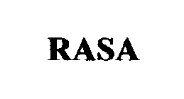 Trademark Logo RASA