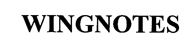 Trademark Logo WINGNOTES