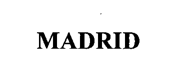 Trademark Logo MADRID