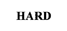 Trademark Logo HARD