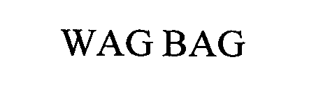 Trademark Logo WAG BAG