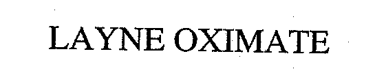 Trademark Logo LAYNE OXIMATE
