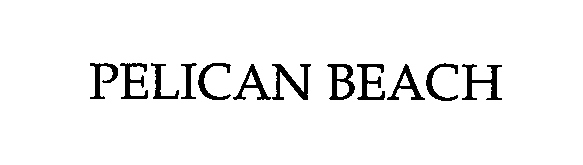 Trademark Logo PELICAN BEACH