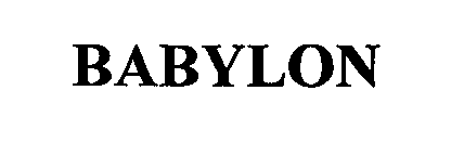 Trademark Logo BABYLON