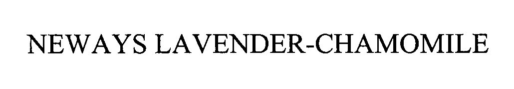 Trademark Logo NEWAYS LAVENDER-CHAMOMILE
