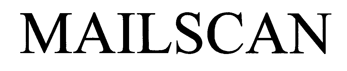 Trademark Logo MAILSCAN