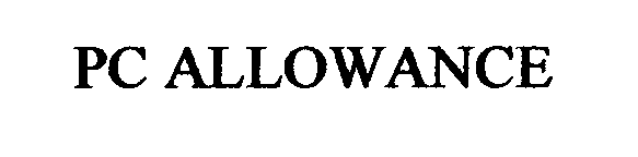 Trademark Logo PC ALLOWANCE
