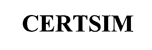 Trademark Logo CERTSIM